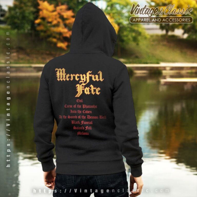 Mercyful Fate Melissa Tracklist Backside Hoodie Mercyful Fate Melissa Tracklist Backside Hoodie