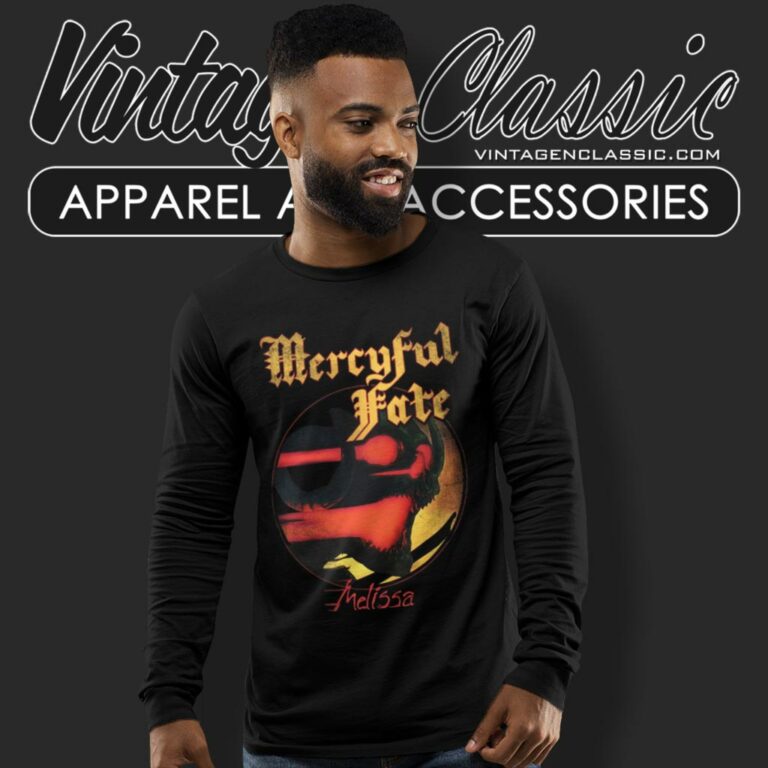 Mercyful Fate Melissa Tracklist Long Sleeve Tee Mercyful Fate Melissa Tracklist Long Sleeve Tee