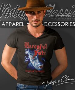 Mercyful Fate Shirt Return Of The Vampire 5 Mercyful Fate Shirt Return Of The Vampire V Neck TShirt