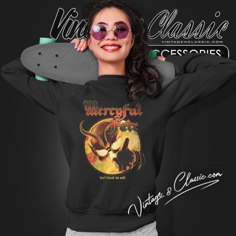 Mercyful Fate Tracklist Sweatshirt Mercyful Fate Tracklist Sweatshirt
