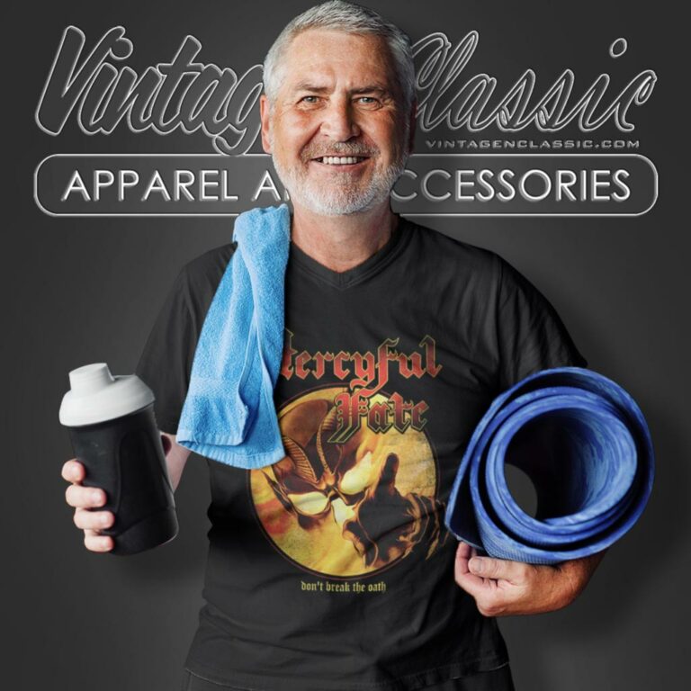 Mercyful Fate Tracklist V Neck TShirt Mercyful Fate Tracklist V Neck TShirt