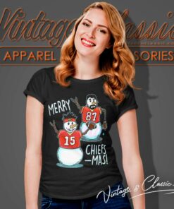 Merry Chiefsmas Snowman Women T Shirt