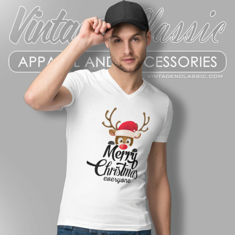Merry Christmas Everyone V Neck TShirt Merry Christmas Everyone V Neck TShirt