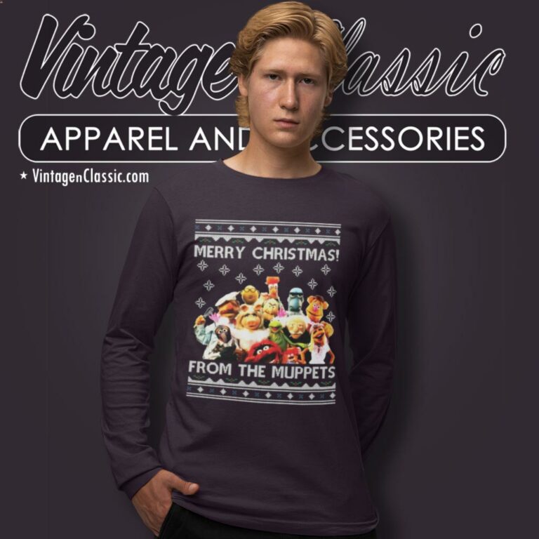 Merry Christmas From The Muppets Long Sleeve Tee Merry Christmas From The Muppets Long Sleeve Tee