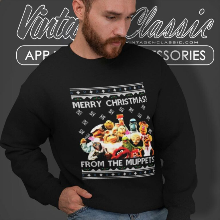 Merry Christmas From The Muppets Sweatshirt Merry Christmas From The Muppets Sweatshirt
