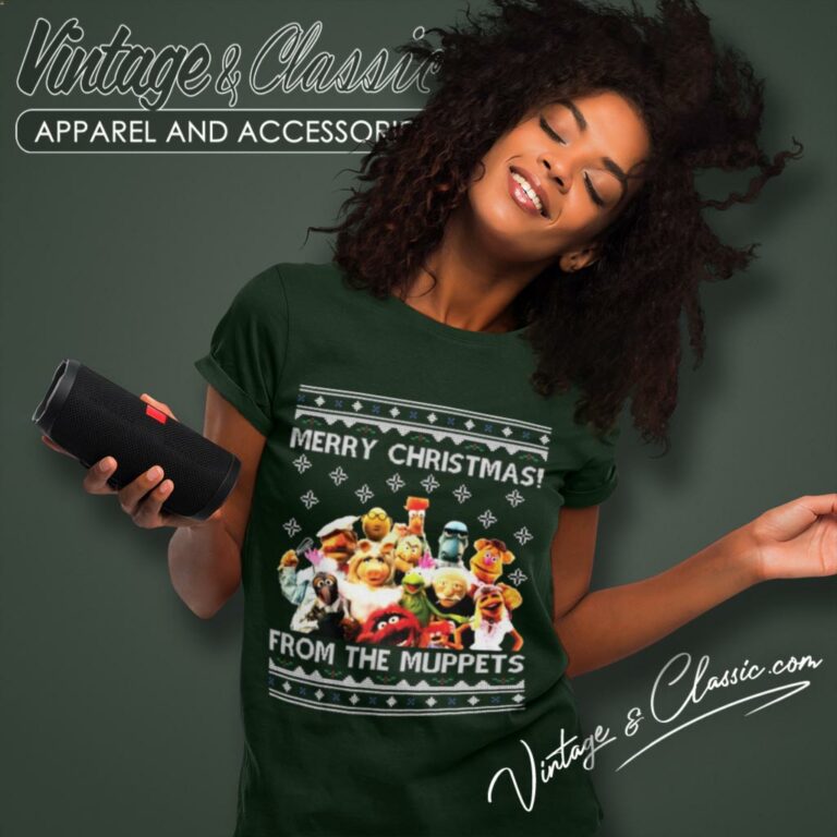 Merry Christmas From The Muppets Women T Shirt Merry Christmas From The Muppets Women T Shirt