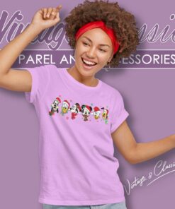Merry Christmas Mickey And Friends Women TShirt