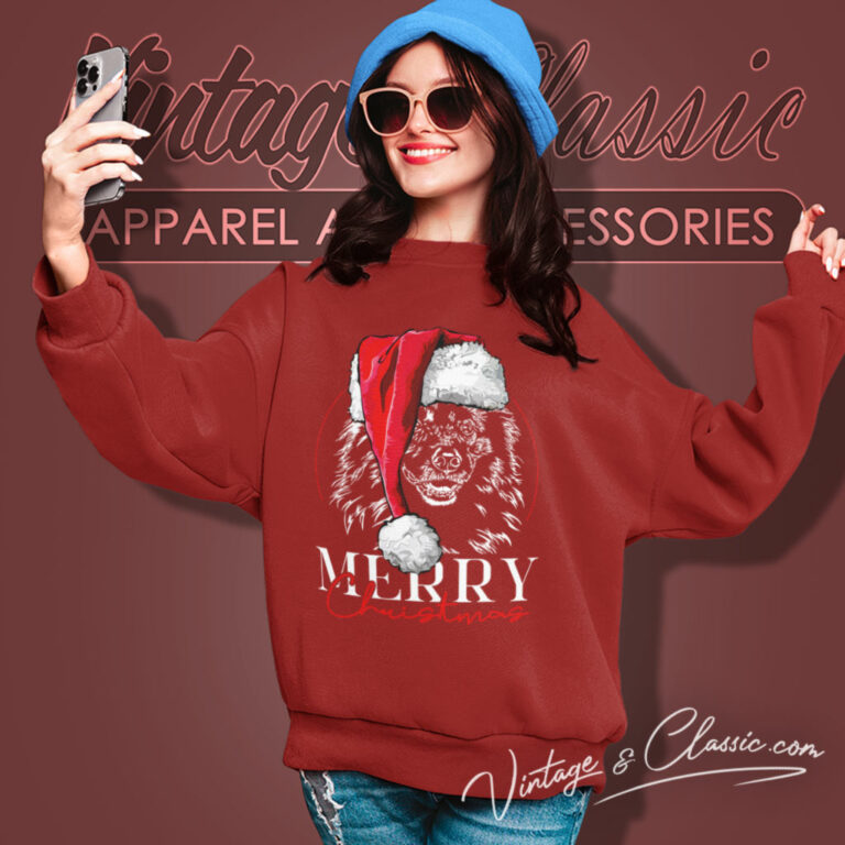 Merry Christmas Santa Dog Mom Gift Present Sweatshirt Merry Christmas Santa Dog Mom Gift Present Sweatshirt