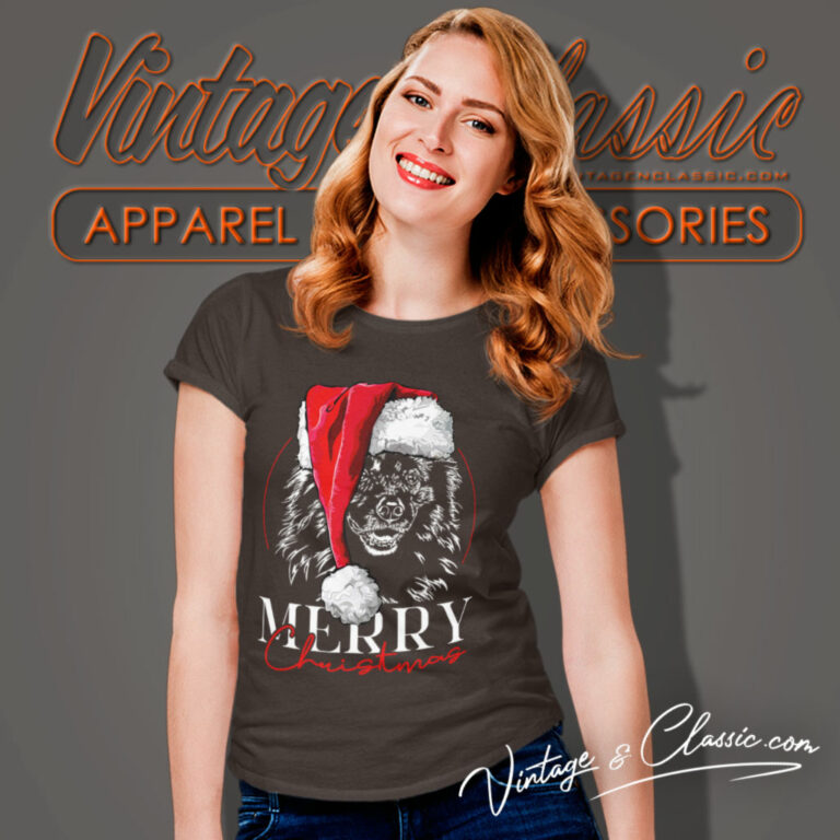 Merry Christmas Santa Dog Mom Gift Present Women T Shirt Merry Christmas Santa Dog Mom Gift Present Women T Shirt