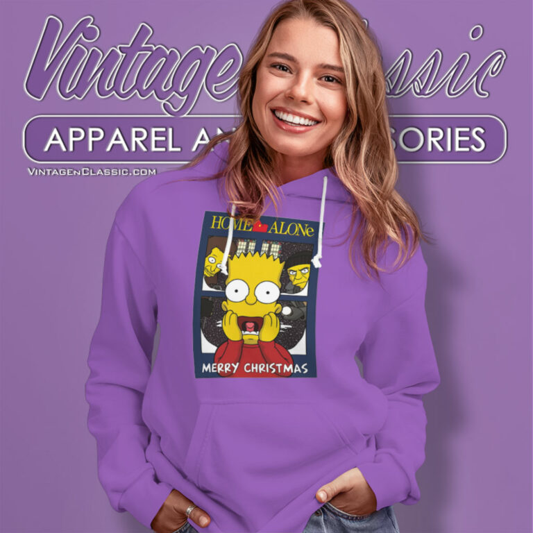 Merry Christmas Shirt Simpsons Home Alone Hoodie Merry Christmas Shirt Simpsons Home Alone Hoodie
