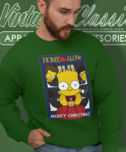 Merry Christmas Shirt Simpsons Home Alone Sweatshirt
