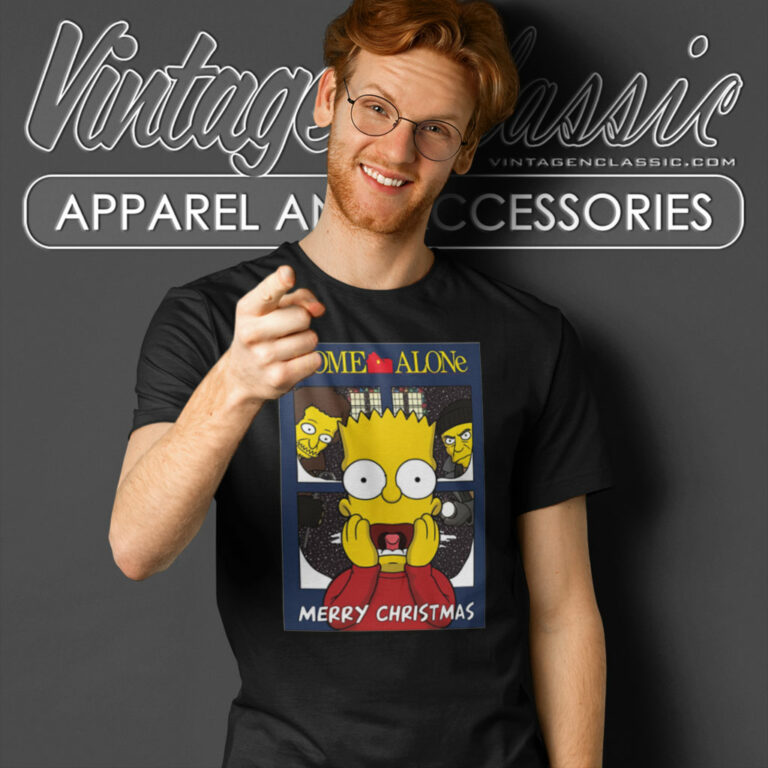 Merry Christmas Shirt Simpsons Home Alone T Shirt Merry Christmas Shirt Simpsons Home Alone T Shirt