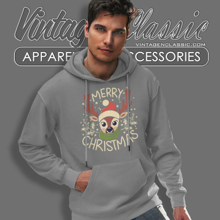 Merry Christmas Sika Deer Hoodie Merry Christmas Sika Deer Hoodie