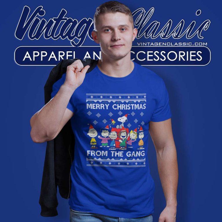 Merry Christmas Snoopy Peanuts From The Gang T Shirt Merry Christmas Snoopy Peanuts From The Gang T Shirt