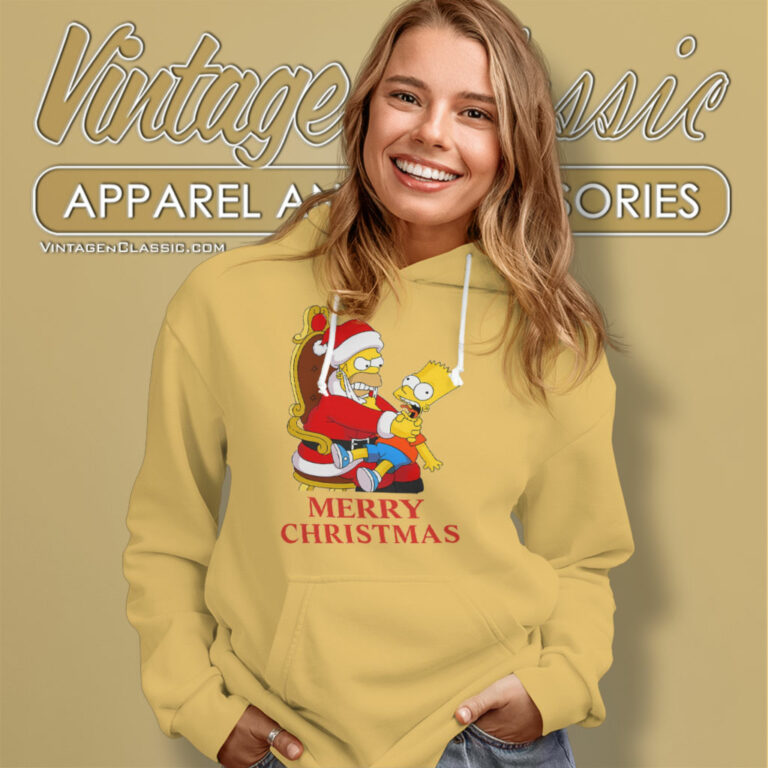 Merry Christmas The Simpsons Hoodie Merry Christmas The Simpsons Hoodie