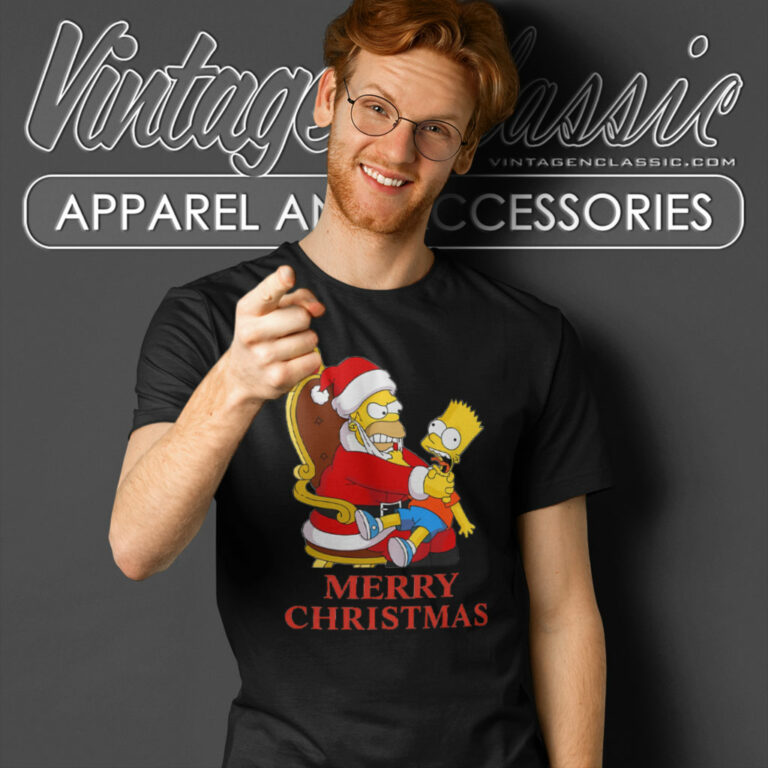 Merry Christmas The Simpsons T Shirt Merry Christmas The Simpsons T Shirt