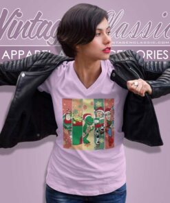 Merry Christmas Toy Story Friends V Neck TShirt