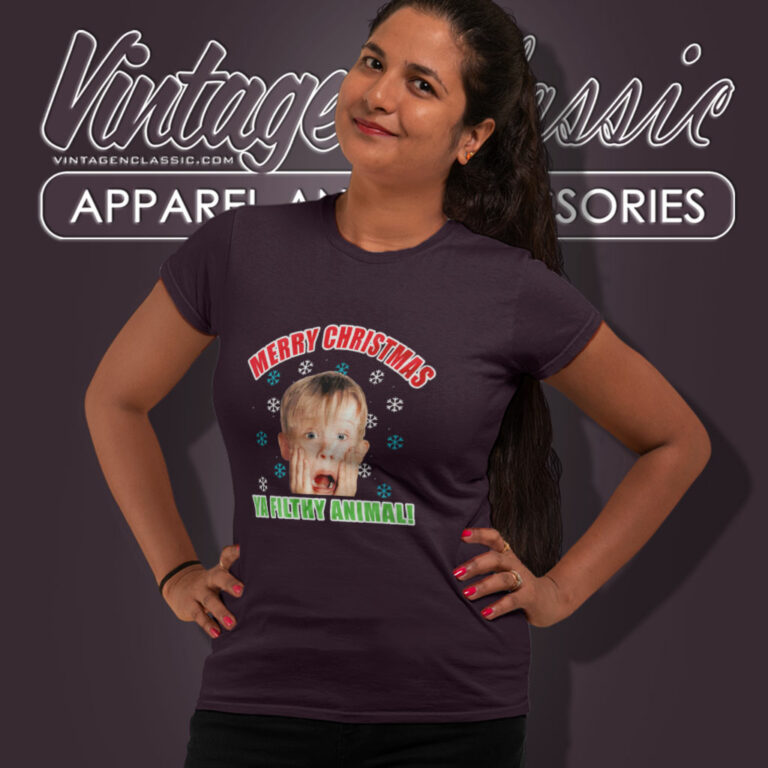 Merry Christmas Ya Filthy Animal 2 Women T Shirt Merry Christmas Ya Filthy Animal 2 Women T Shirt