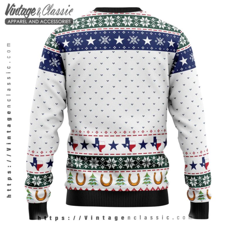 Merry Christmas Yall Texas Ugly Christmas Sweater back Ugly Sweater Merry Christmas Yall Texas Ugly Christmas Sweater back Ugly Sweater