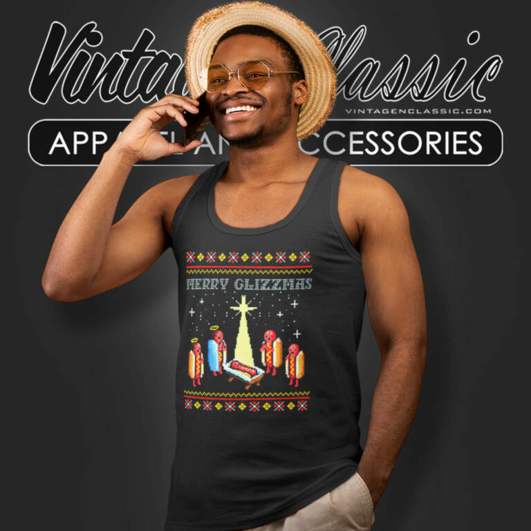 Merry Glizzmas Shirt Hot Dogs Funny Tank Top Racerback Merry Glizzmas Shirt Hot Dogs Funny Tank Top Racerback
