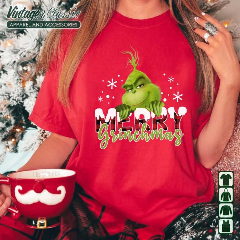 Merry Grinchmas Christmas Light Shirt Merry Grinchmas Christmas Light Shirt