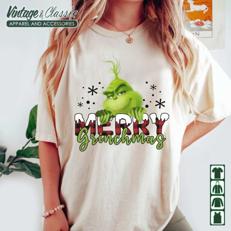 Merry Grinchmas Christmas Light TShirt Merry Grinchmas Christmas Light TShirt