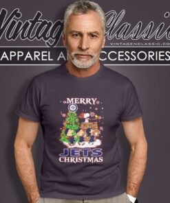 Merry Winnipeg Jets Christmas Snoopy T Shirt