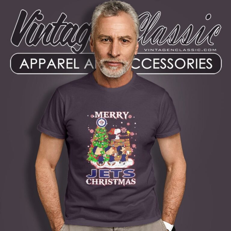 Merry Winnipeg Jets Christmas Snoopy T Shirt Merry Winnipeg Jets Christmas Snoopy T Shirt