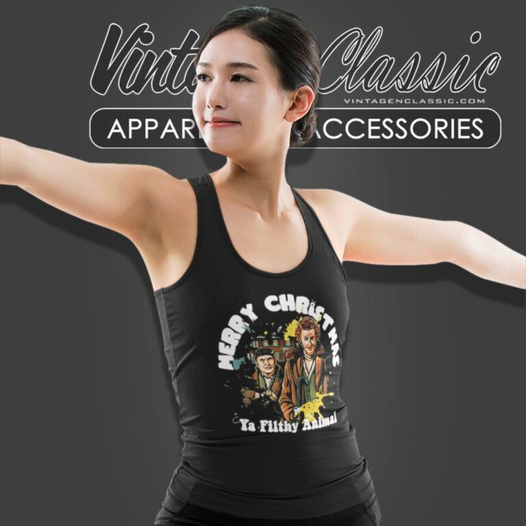 Merry Christmas Ya Filthy Home Alone Thiefs Tank Top Racerback Merry Christmas Ya Filthy Home Alone Thiefs Tank Top Racerback