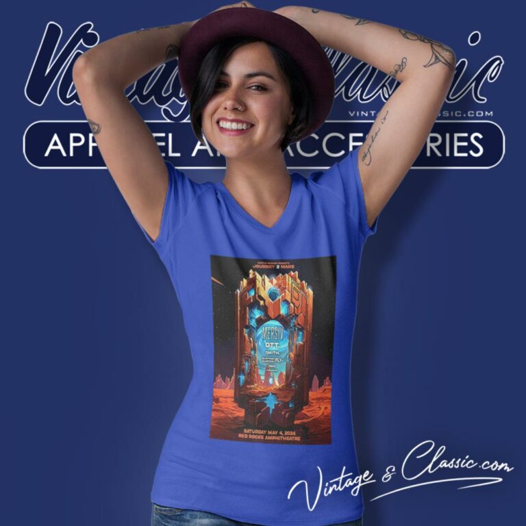 Mersiv Tour 2024 May 4th Red Rocks Amphitheatre Morrison Co Poster V Neck TShirt Mersiv Tour 2024 May 4th Red Rocks Amphitheatre Morrison Co Poster V Neck TShirt