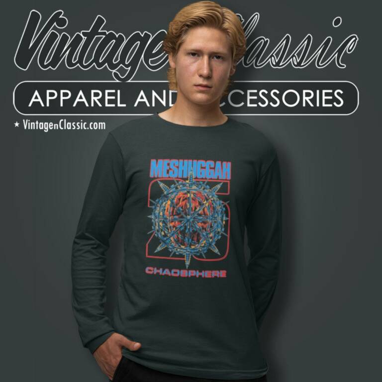 Meshuggah Chaosphere 25 Long Sleeve Tee Meshuggah Chaosphere 25 Long Sleeve Tee