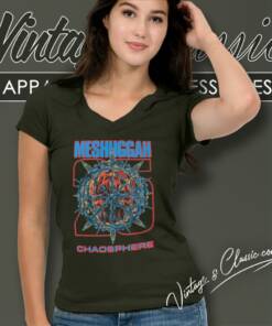 Meshuggah Chaosphere 25 Shirt 4 Meshuggah Chaosphere 25 V Neck TShirt