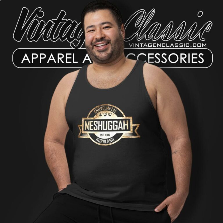 Meshuggah Crest Tank Top Racerback Meshuggah Crest Tank Top Racerback