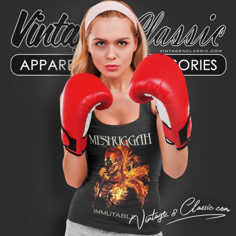 Meshuggah Immutable Head Tank Top Racerback Meshuggah Immutable Head Tank Top Racerback