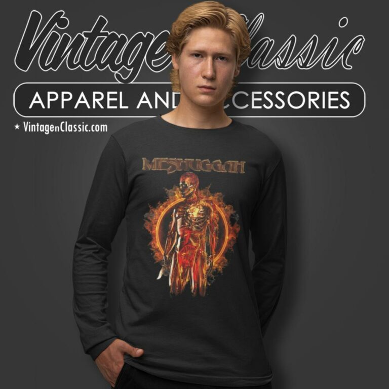 Meshuggah Shirt Circle Of Fire Long Sleeve Tee Meshuggah Shirt Circle Of Fire Long Sleeve Tee