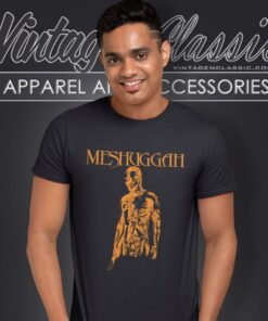 Meshuggah Shirt Orange Burning Man 4 Meshuggah Shirt Orange Burning Man T Shirt