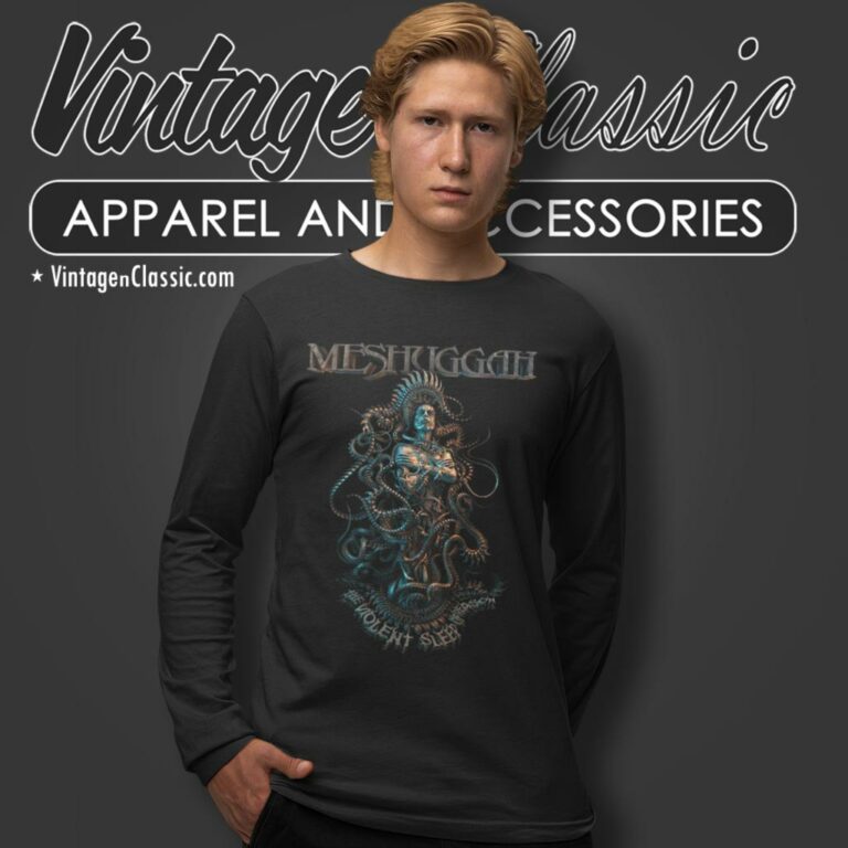 Meshuggah Shirt The Violent Sleep Of Reason Long Sleeve Tee Meshuggah Shirt The Violent Sleep Of Reason Long Sleeve Tee