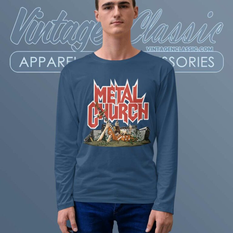 Metal Church Shirt The Human Factor Long Sleeve Tee Metal Church Shirt The Human Factor Long Sleeve Tee