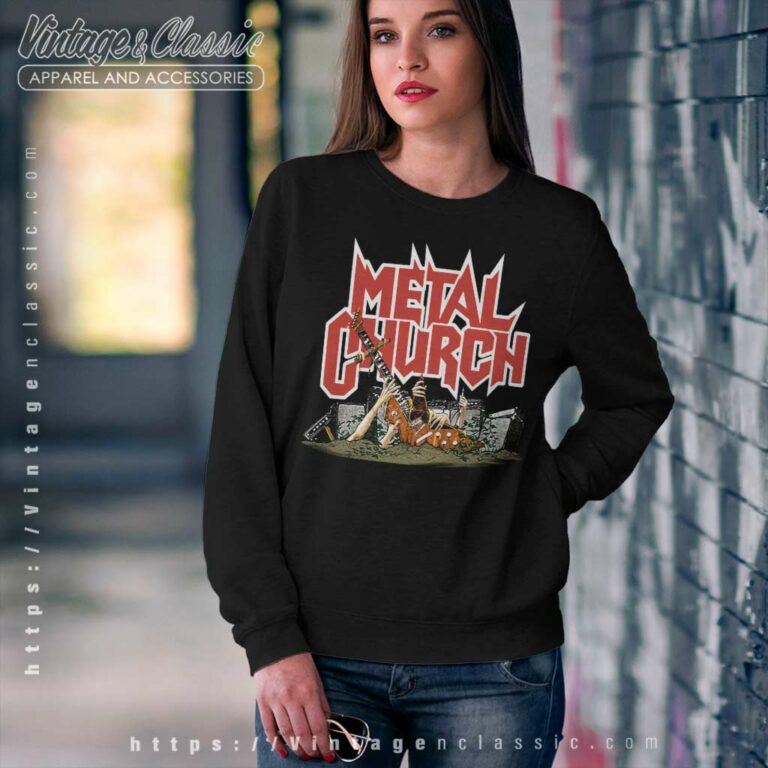 Metal Church Shirt The Human Factor Sweatshirt Metal Church Shirt The Human Factor Sweatshirt