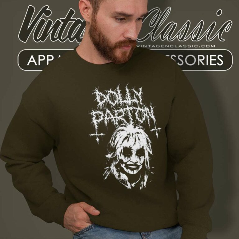 Metal Dolly Parton Black Sweatshirt Metal Dolly Parton Black Sweatshirt