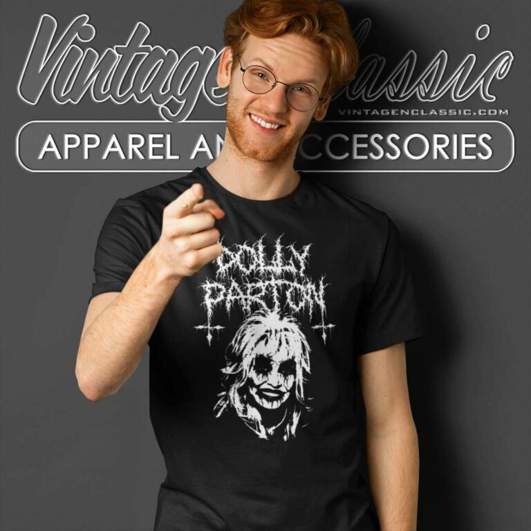 Metal Dolly Parton Black T Shirt Metal Dolly Parton Black T Shirt
