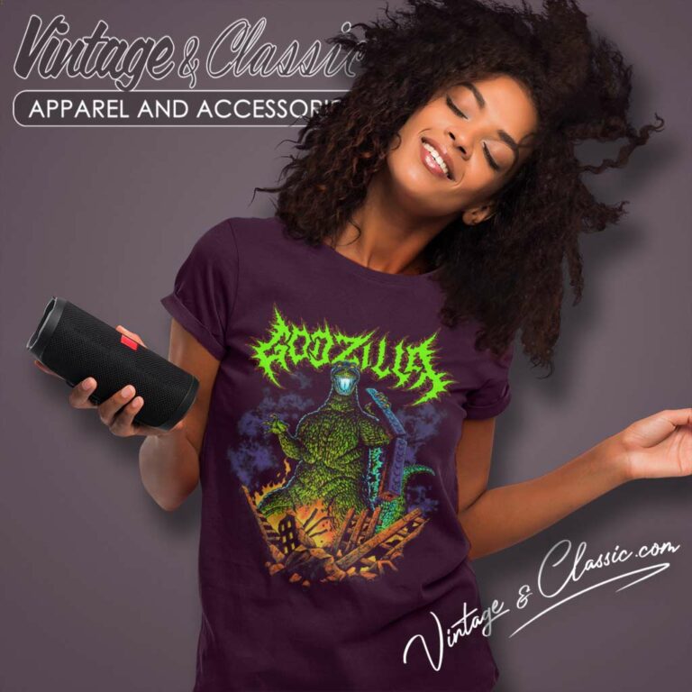 Metalcropolis Godzilla Women TShirt Metalcropolis Godzilla Women TShirt