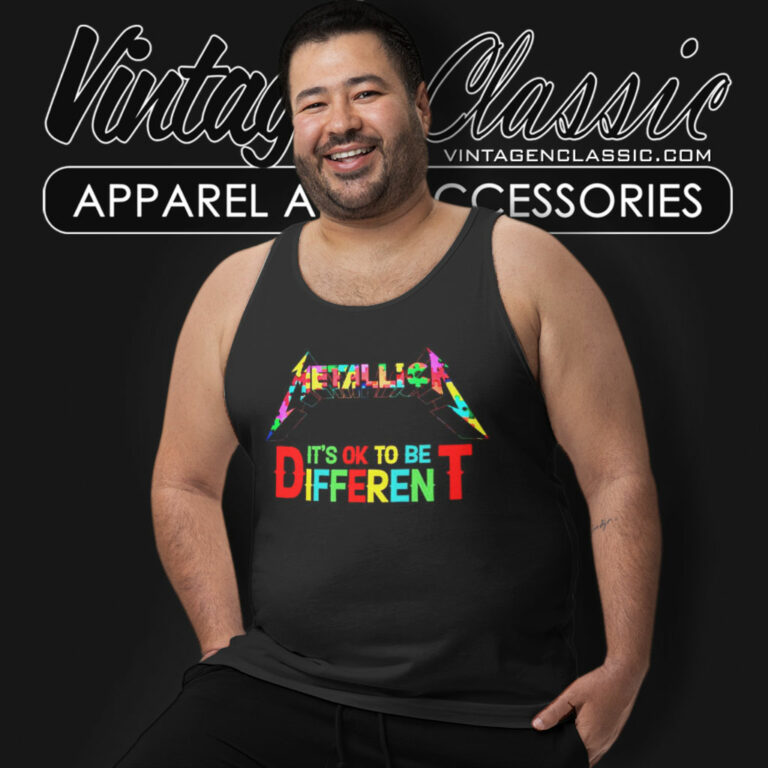 Metallica Its Ok To Be Different Autism Shirt Autism Metallica Tank Top Racerback Metallica Its Ok To Be Different Autism Shirt Autism Metallica Tank Top Racerback