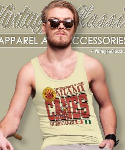 Miami Canes University Of Miami Hurricanes Tank Top Racerback