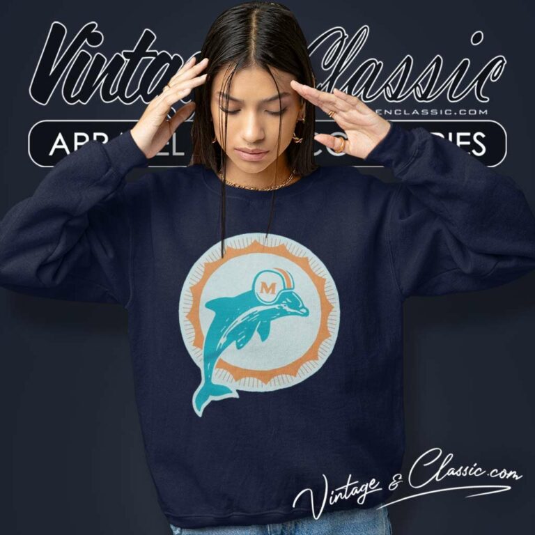 Miami Dolphins 66 Logo Nfl Sweatshirt Miami Dolphins 66 Logo Nfl Sweatshirt