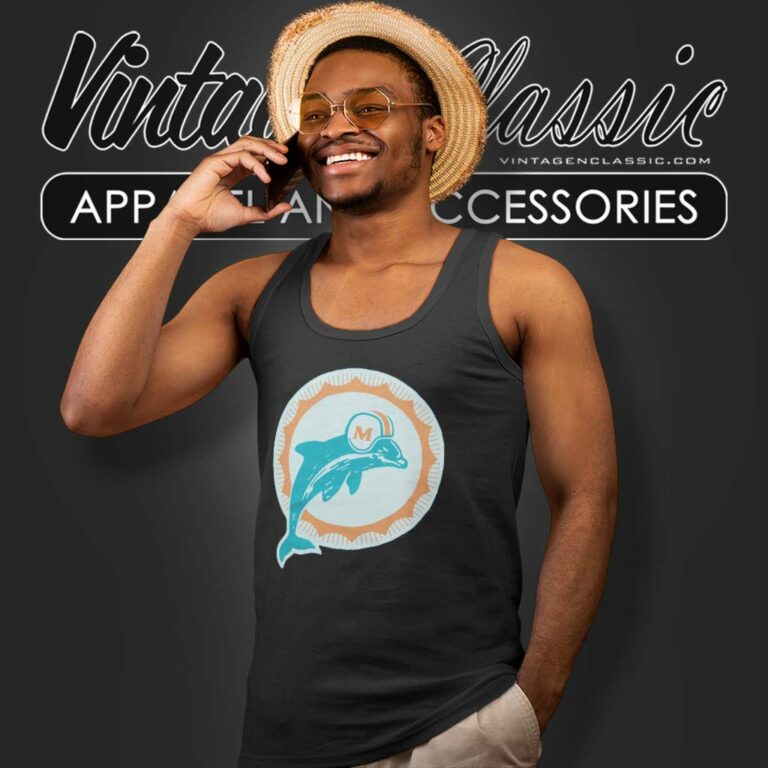 Miami Dolphins 66 Logo Nfl Tank Top Racerback Miami Dolphins 66 Logo Nfl Tank Top Racerback
