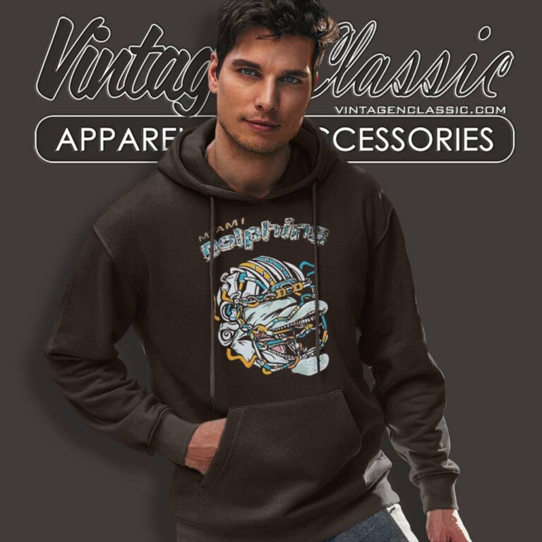 Miami Dolphins Artistic Mascot Hoodie Miami Dolphins Artistic Mascot Hoodie