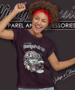 Miami Dolphins Artistic Mascot Women TShirt
