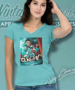 Miami Dolphins Back To The Playoffs Poster V Neck TShirt