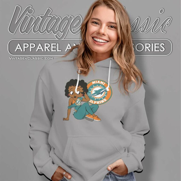 Miami Dolphins Betty Boop Hoodie Miami Dolphins Betty Boop Hoodie